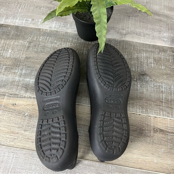 Crocs Kadee Sling Back Slide in Black Flat Size Women’s 8 - Picture 10 of 10